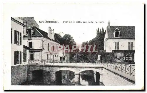 Cartes postales Coulommiers Pont de la Ville Rue de la Pecherie