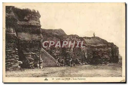 Cartes postales Luc sur Mer Les Falaises