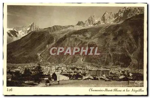 Cartes postales Chamonix Mont Blanc et les Aiguilles