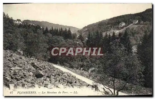 Cartes postales Plombieres Les Moraines du Parc