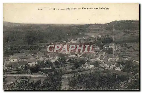 Cartes postales Vue prise vers Saintines