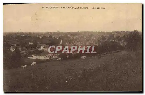 Cartes postales Bourbon L&#39Archambault Vue generale