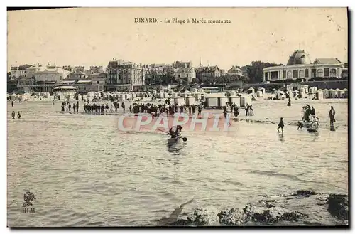 Ansichtskarte AK Dinard La Plage Maree Montante