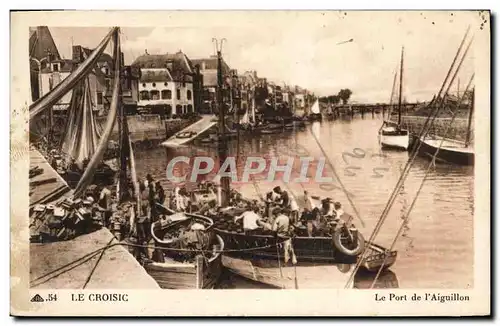 Cartes postales Le Croisic Le Port de L'Aiguillon Bateaux