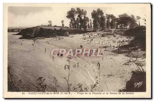 Cartes postales Saint Jacut de la Mer Plage de la Pissotte et la Pointe de la justice