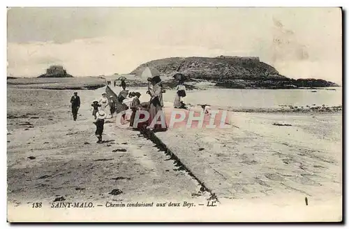 Cartes postales Saint Malo Chemin Conduisant aux deux Beys