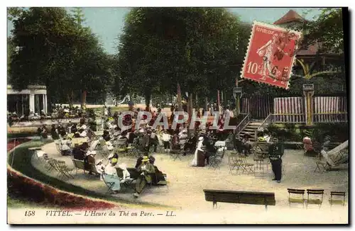 Cartes postales Vittel L'Heure du the au Parc