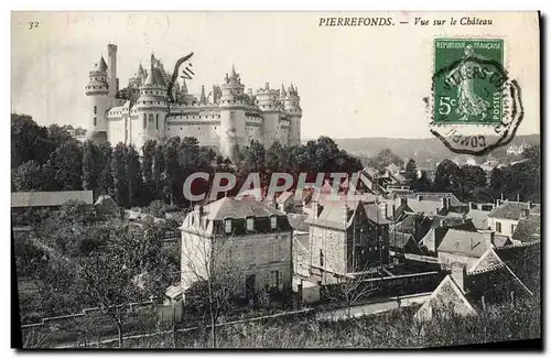 Cartes postales Pierrefonds Vue Sur la Chateau