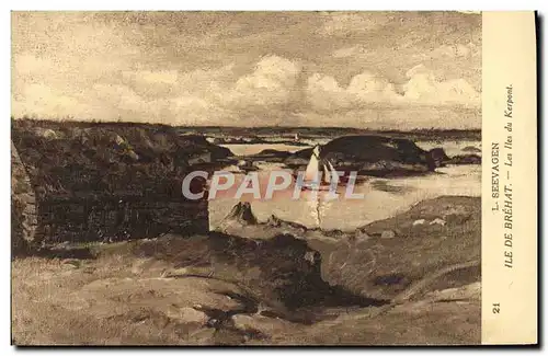Cartes postales Ile De Brehat Les Iles du Kerpont Seevagen