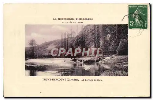 Cartes postales Thury Harcourt Le Barrage du Hom Vallee de l&#39Orne