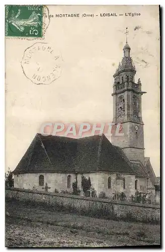 Cartes postales Environs de Mortagne Loisail L&#39Eglise