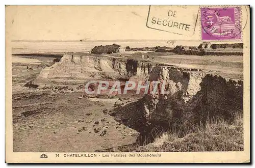 Ansichtskarte AK Chatelaillon Les falaises des Boucholeurs