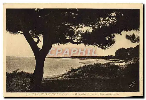 Ansichtskarte AK Ile de Noirmoutier Belle eclaircie sur la plage Saint Pierre