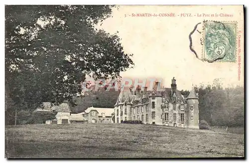 Cartes postales St Martin de Connee Puyz Le Parc et le Chateau