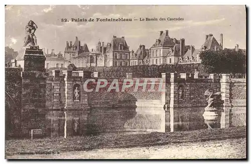 Ansichtskarte AK Palais de Fontainebleau Le Bassin des Cascades