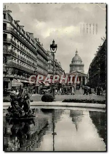 Moderne Karte Paris Pantheon Rue Soufflot