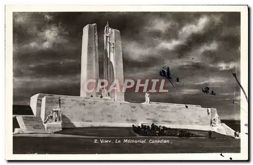 Ansichtskarte AK Vimy Le memorial canadien Militaria