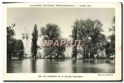 Cartes postales Exposition Coloniale Internationale Paris 1931 Vue d&#39ensemble de la section pourtugaise