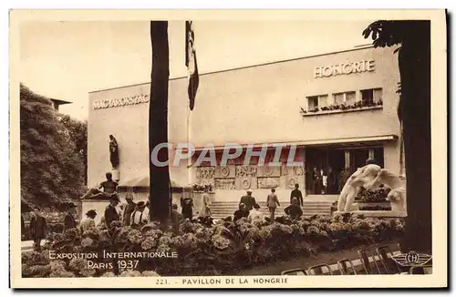 Ansichtskarte AK Exposition Internationale Paris 1937 Pavillon De La Hongrie