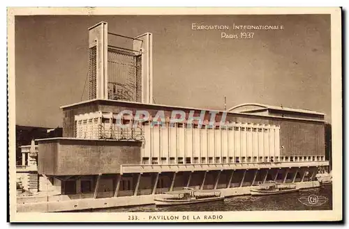 Ansichtskarte AK Exposition Internationale Paris 1937 Pavillon De La radio