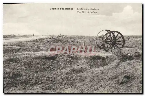 Ansichtskarte AK Chemin Des Dames Le Moulin De Laflaux Militaria