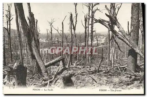 Cartes postales Pinon La Foret Militaria