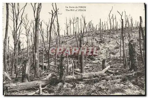 Cartes postales Pinon La butte Militaria