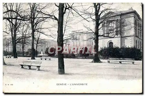 Cartes postales Geneve L&#39Universite