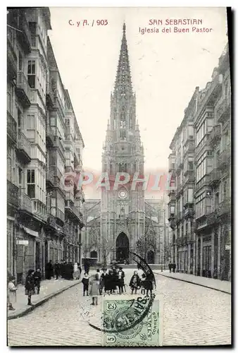 Ansichtskarte AK San Sebastian Iglesia Del Buen Pastor