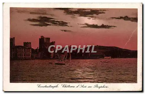 Cartes postales Constaninople Chateaux D'Asie Au Bosphore