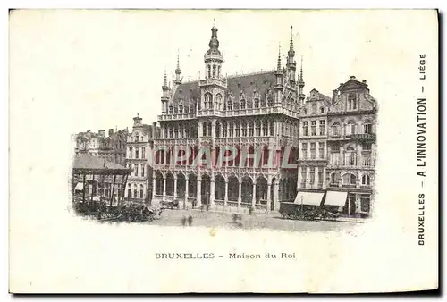 Cartes postales Bruxelles Maison Du Roi