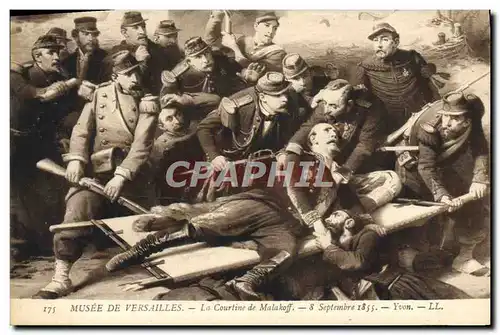 Cartes postales Musee De Versailles La Courtine De Malakoff 8 septembre 1855 Yvon Militaria