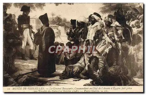 Cartes postales Musee De Versailles Le General Bonaparte Egypte Napoleon