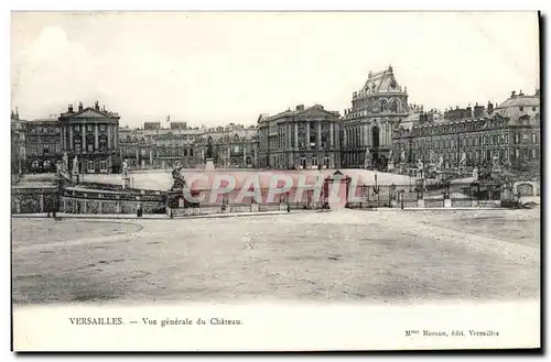 Cartes postales Versailles Vue Generale Du Chateau