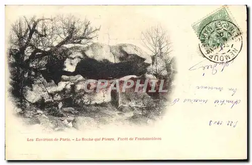 Cartes postales Les Environs De Paris La Roche Qui Pleure Foret Du Fontainebteau