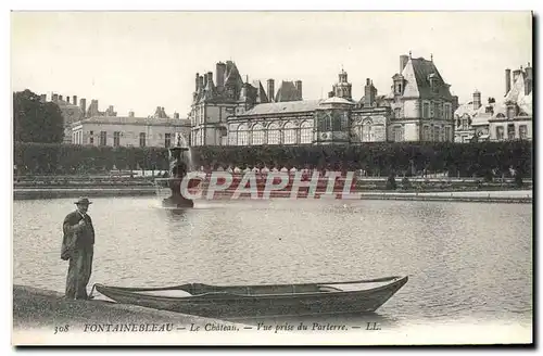 Ansichtskarte AK Fontainebleau Le Chateau Vue Prise Du Parterre