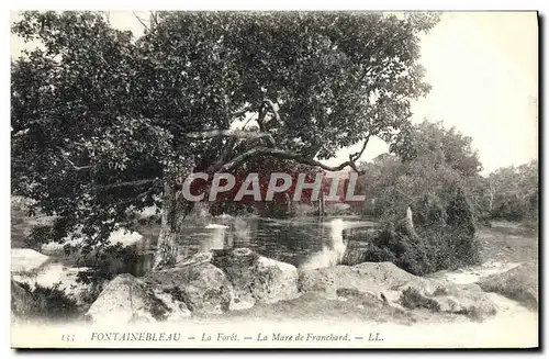 Cartes postales Fontainebleau La Foret La Mare De Franchard