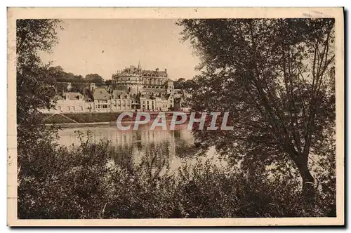 Cartes postales Amboise Vue Sur Le Chateau