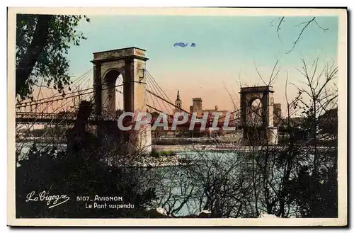 Cartes postales moderne Avignon Le Pont Suspendu