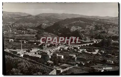 Cartes postales moderne Aubenas Vue Sur Pont D&#39Aubenas et la vallee de l&#39Ardeche