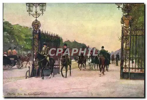 Ansichtskarte AK Paris Bois De Boulogne Chevaux