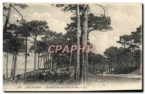 Cartes postales Arcachon Rond Point De La Corniche