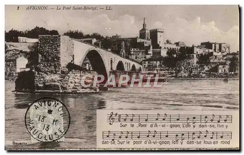 Cartes postales Avignon Le Pont Saint Benezet