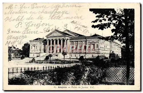 Cartes postales Angers Palais De Justice