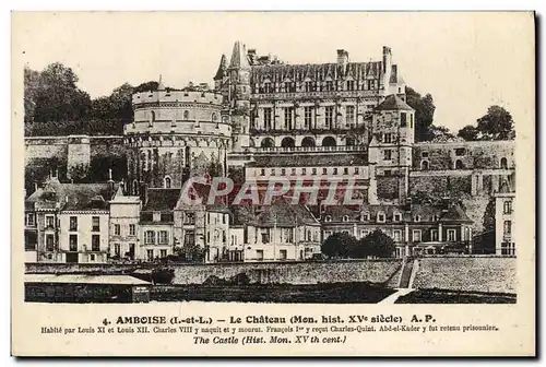 Cartes postales Amboise Le Chateau