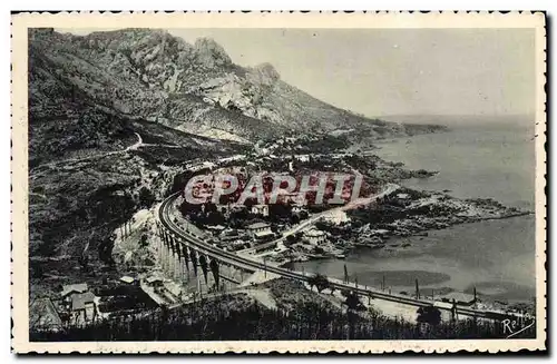 Cartes postales Antheor Route De La Corniche D&#39Or et le viaduc du chemin de fer