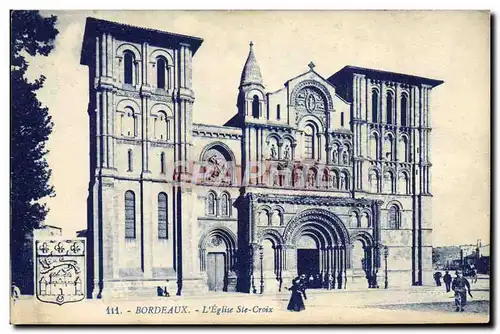 Cartes postales Bordeaux L'Eglise Ste Croix