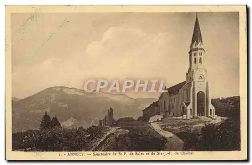 Cartes postales Annecy Sanctuaire De St De Sales Et De Ste JF de Chantal