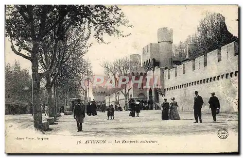 Cartes postales Avignon Les Remparts Exterieurs