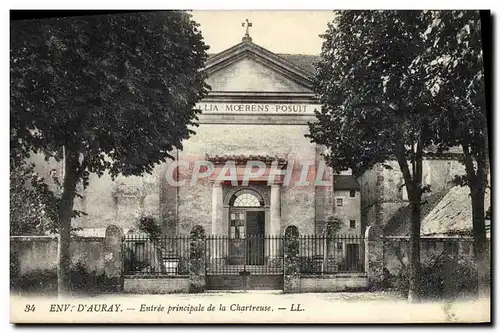 Cartes postales Env D'Auray Entree Principale De La Chartreuse